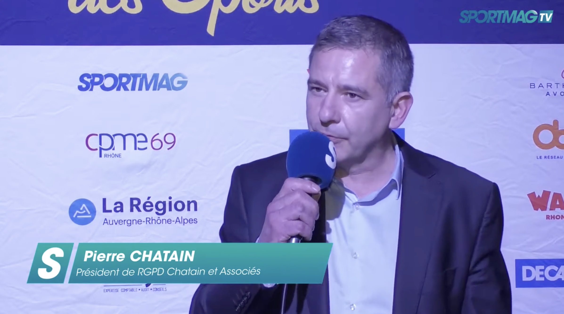 Pierre Chatain interviewé au Trophée des Sports / CROS Auvergne-Rhône-Alpes